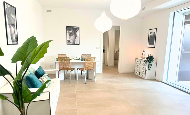 U.I.2 Trilocale con Cucina abitabile e giardino