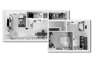 Trilocale via Lodovico Ricci 60-62, Modena